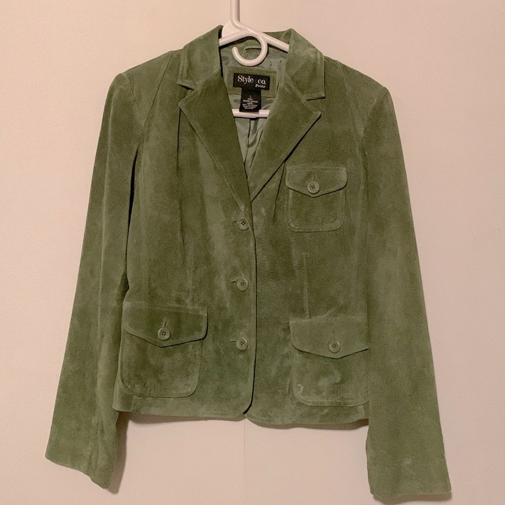 Style &Co. Genuine Leather Women’s Jacket